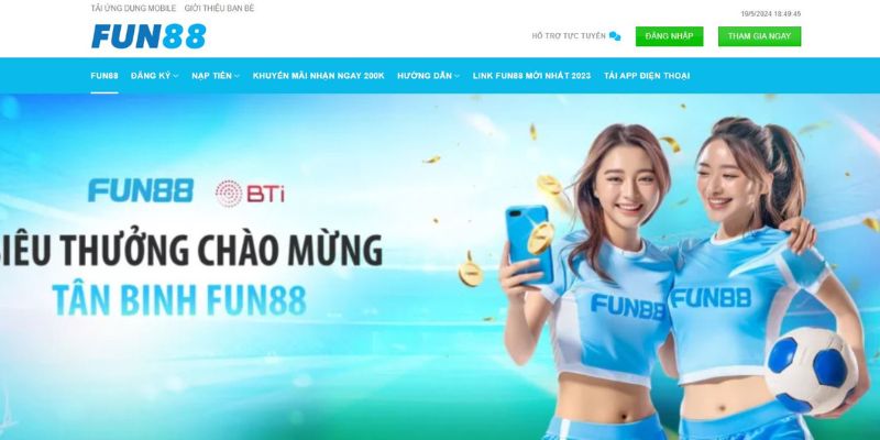 Cập nhật các trang cá độ bóng đá uy tín nhất Việt Nam 4 Nhà cái uy tín Fun88