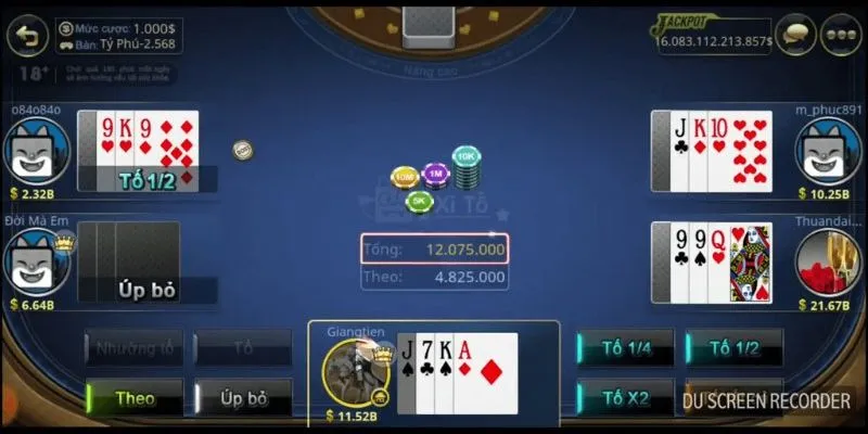 Mẹo chơi Xì Tố hiệu quả: Khi nào nên tố, khi nào nên dừng? 2 Khám phá luật chơi của game bài xì tố