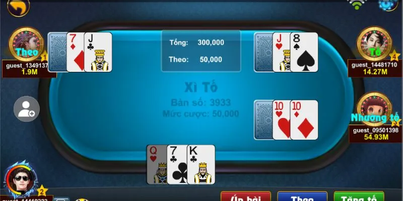 Mẹo chơi Xì Tố hiệu quả: Khi nào nên tố, khi nào nên dừng? 3 Khám phá thời điểm tố phù hợp trong Xì Tố