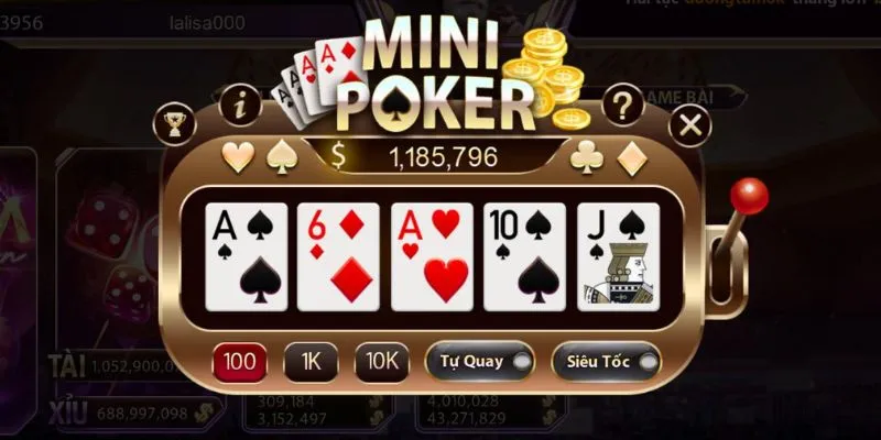 Tìm hiểu chiến lược chơi mini poker với cược thông minh