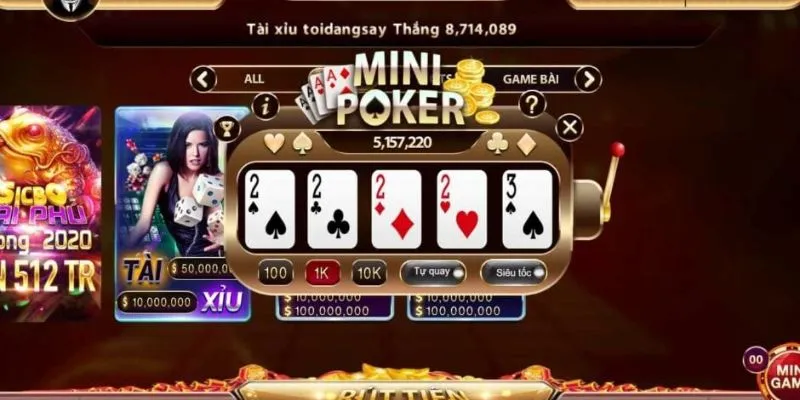 Tìm hiểu cách chơi mini poker cho newbie
