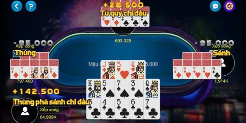 Cách xếp bài mậu binh - Tuyệt chiêu xếp bài hiệu quả nhất 2 Sự quan trọng khi xếp bài trong mậu binh