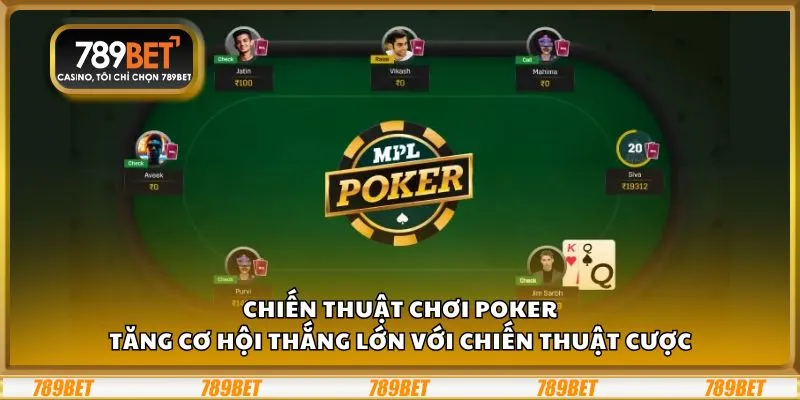 Chiến thuật chơi Poker: Tăng cơ hội thắng lớn với chiến thuật cược